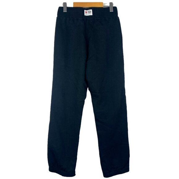 HUDSON BAY Men's Black Official Olympic Drawstring Joggers Sweatpants US S - Picture 3 of 8